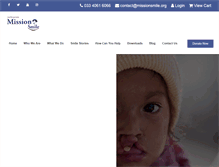 Tablet Screenshot of missionsmile.org